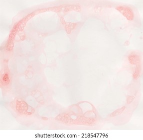 Pink water and foam. vector illustration suds