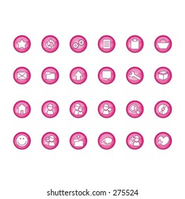 Pink (water) icons
