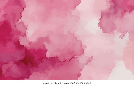 Fondo abstracto acuarela rosa