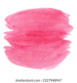 Pink watercolor abstract spot. You can use it as a brush or as a background 