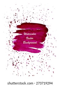 Pink Watercolor Background