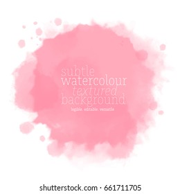 pink watercolor background