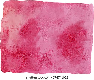 pink watercolor background for  design painting on paper