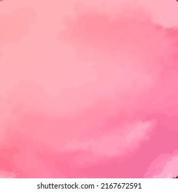 pink watercolor background with drips blots and smudge stains