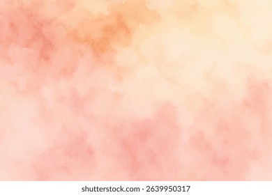 Pink watercolor background pastel pattern abstract vector soft texture. Wallpaper pink watercolour pastel background.