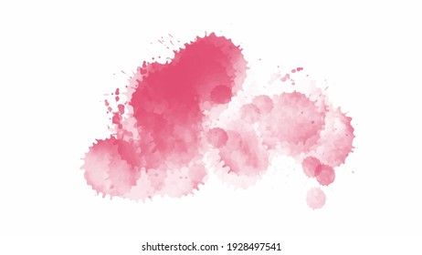 Fondo de color de agua rosa para los fondos de texturas y diseño de banners web
