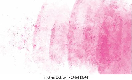 Pink watercolor background for textures backgrounds and web banners design
