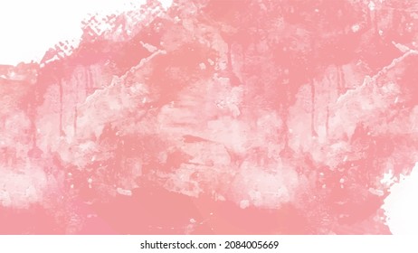 Fondo de color de agua rosa para los fondos de texturas y diseño de banners web
