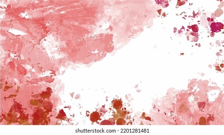 Fondo de color de agua rosa para los fondos de texturas y diseño de banners web
