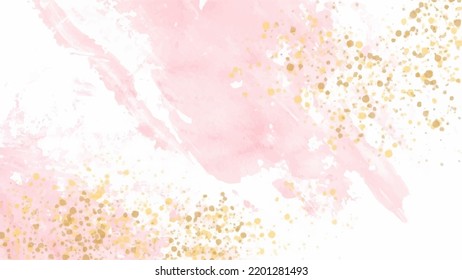 Pink watercolor background for textures backgrounds and web banners design
