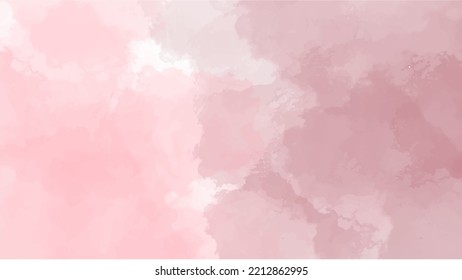 Fondo de color de agua rosa para los fondos de texturas y diseño de banners web

