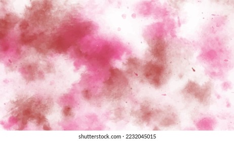 Fondo de color de agua rosa para los fondos de texturas y diseño de banners web
