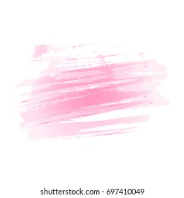 Pink watercolor background. Vector illustration.
