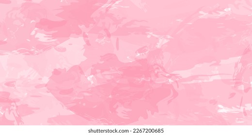Pink watercolor background. Vector watercolor texture in pink color. Ink paint brush stain. Pink splatter spot. Watercolor pastel splash. Vector illustration