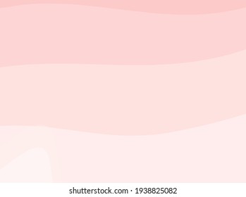 Pink watercolor background with waves, vector in pastel colors, computer wallpaper, neutral universal abstraction for website, landing page, design