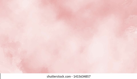 Pink watercolor background for your design, watercolor background concept, vector.
