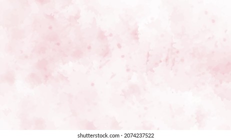 Pink watercolor background for your design, watercolor background concept, vector.