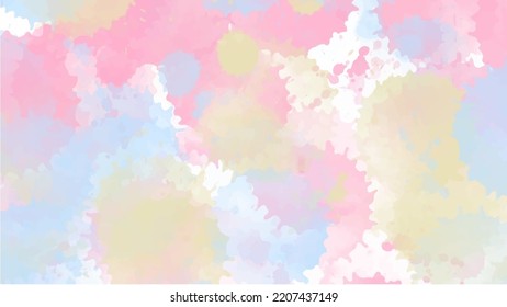 Pink watercolor background for your design, watercolor background concept, vector.