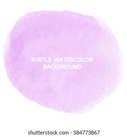Pink watercolor circle