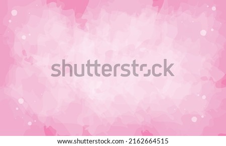 Pink watercolor design background concept