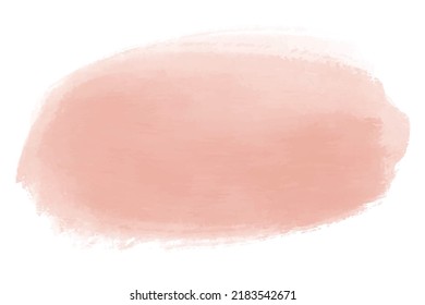 pink watercolor paint stroke background vector illustration. watercolor stain. grunge style vector illustration. watercolor splash texture background. Hand-drawn blob, spot. Watercolor effect