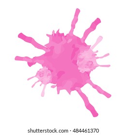 pink Watercolor splash