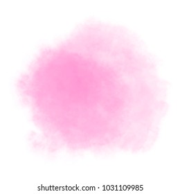 Pink watercolor splash background