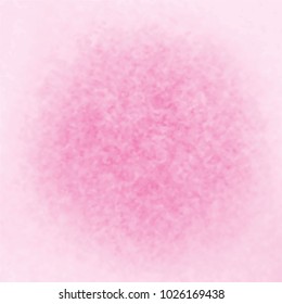pink watercolor splatter circle pattern with lighter colored background, vector illustration