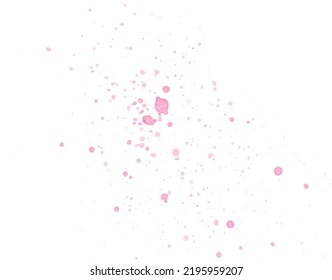 pink Watercolor Splatter vector eps 10