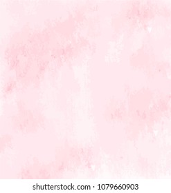 Pink watercolor subtle vector background