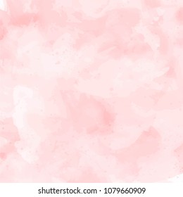 Pink watercolor subtle vector background