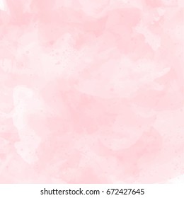 Pink watercolor subtle vector background