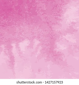 Pink watercolor texture background, hand painted vector illustration. Perfect for social media posts, wedding invitations, business cards, quotes, wall art, and much more!
