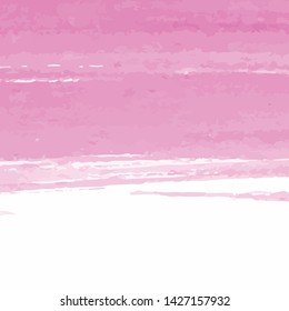 Pink watercolor texture background, hand painted vector illustration. Perfect for social media posts, wedding invitations, business cards, quotes, wall art, and much more!
