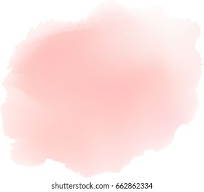 pink watercolor, vector