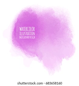 pink watercolor vector background