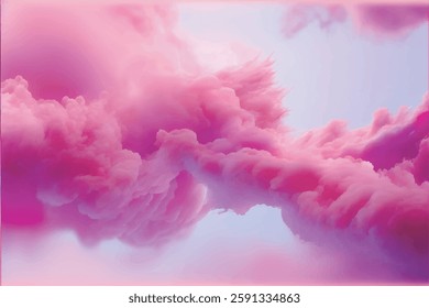 Pink Watercolor vector background. pink sky watercolor.
