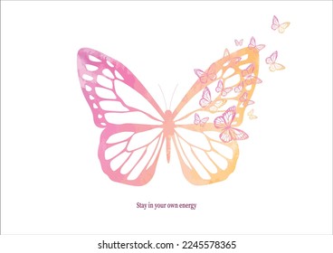 pink watercolor vector design vector
