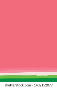 Pink watermelon abstract background template.