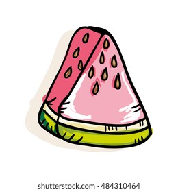 pink watermelon fruit
