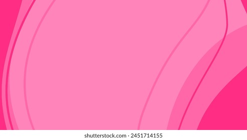 pink wave abstract background design banner with empty space for text vector illustration modern and simple