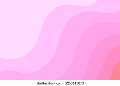 Pink wave abstract background vector design for business.