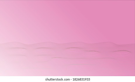 pink wave abstract modern design wallpaper