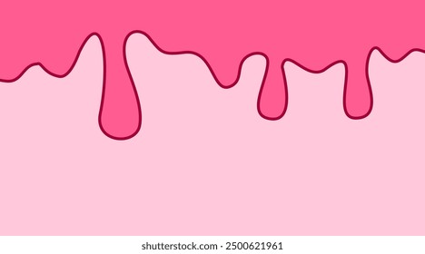 Pink wave Background with comic style. pink fluid background. cute pink liquid background. abstract pink wavy fluid background.
