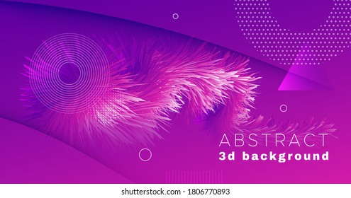 Fondo De Onda Rosa. Movimiento vibrante de flujo. Papel de escritorio dinámico. Fondo De Onda Del Resumen Moderno Líquido. Futurista Forma de Neón. Diseño de degradado. Concepto de color brillante. Fondo De Onda Abstracta.