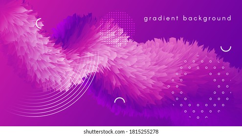 Pink Wave Background. Neon Gradient Movement. Graphic Wallpaper. Color Digital Abstract Wave Background. Geometric Flow Poster. Dynamic Shape. Vector Music Pattern. Wave Background.