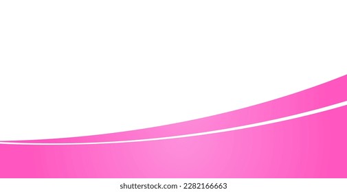 Pink wave background. For wallpaper, cover, web banner, poster, placard and vivid presentation. Wave design background for business card, voucher template, text message and flyer. Elegant vector