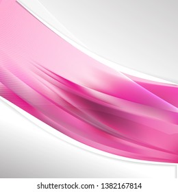 Pink Wave Business Background Image