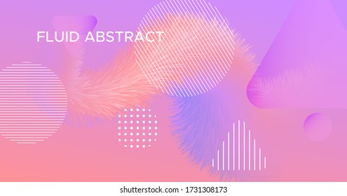 Fluido De Onda Rosa. 3 d Fondo vibrante. Volante Geométrico Líquido. Movimiento Brillante. Fluido De Onda De Flujo. Papel gráfico de Neon. Movimiento de Música. Concepto abstracto. Plantilla de vectores. Fluido De Onda Pastel.