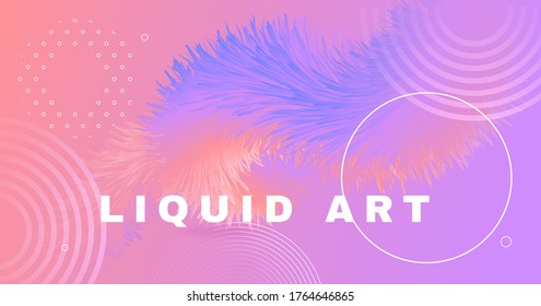 Pink Wave Fluid. Flow Abstract Concept. Vector Geometric Flyer. Music Motion. 3d Wave Fluid. Graphic Neon Pattern. Bright Movement. Vibrant Wallpaper. Liquid Background. Purple Wave Fluid.